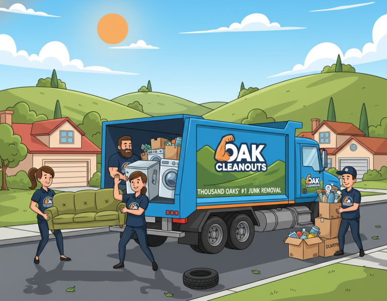 Debris from Roof Repairs and Siding Replacement Included in Junk Removal in Thousand Oaks Ca