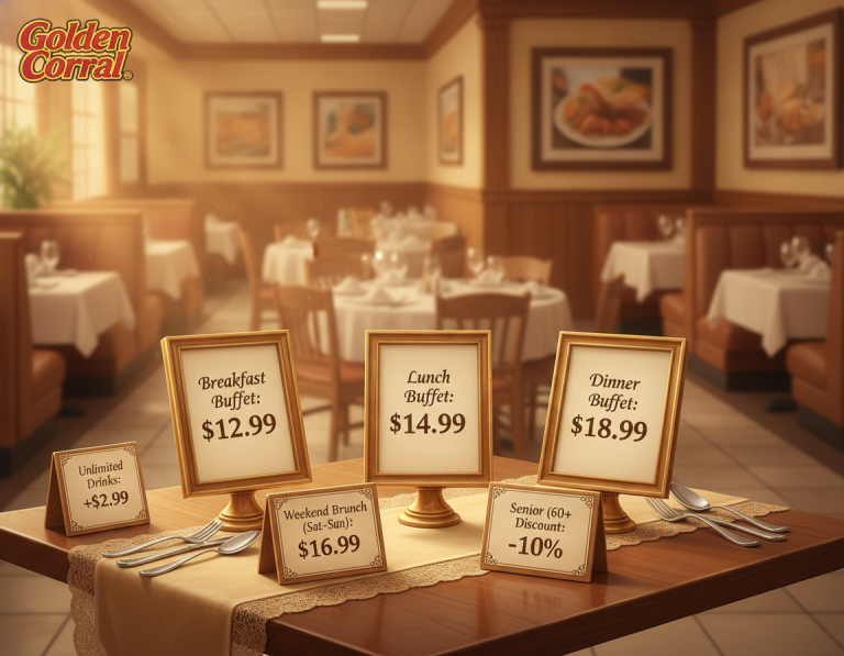 Golden Corral Buffet Prices 2026 Holiday Pricing and Special Event Costs